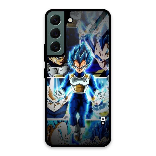 Prince Vegeta Glass Back Case for Galaxy S22 5G