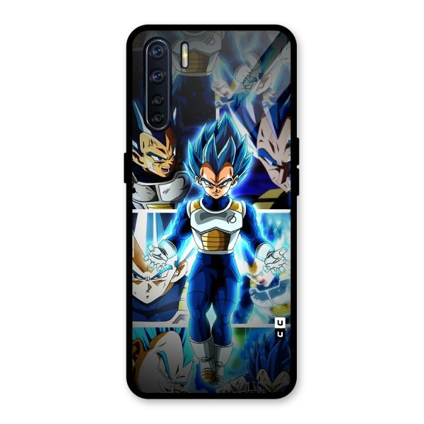 Prince Vegeta Glass Back Case for Oppo F15