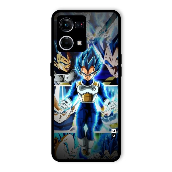 Prince Vegeta Glass Back Case for Oppo F21 Pro 5G