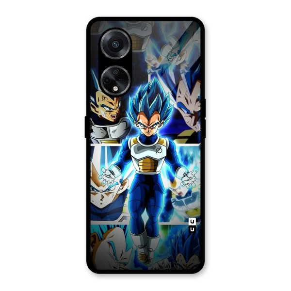 Prince Vegeta Glass Back Case for Oppo F23