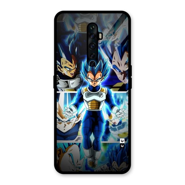 Prince Vegeta Glass Back Case for Oppo Reno2 Z