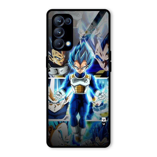 Prince Vegeta Glass Back Case for Oppo Reno5 Pro 5G