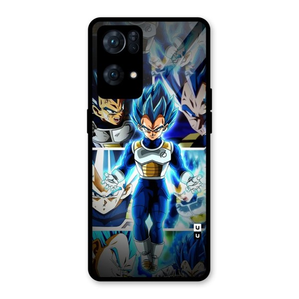 Prince Vegeta Glass Back Case for Oppo Reno7 Pro 5G