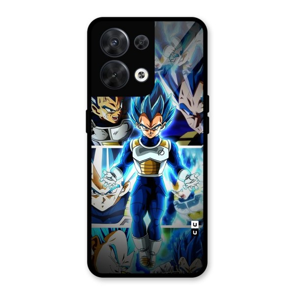 Prince Vegeta Glass Back Case for Oppo Reno8 5G