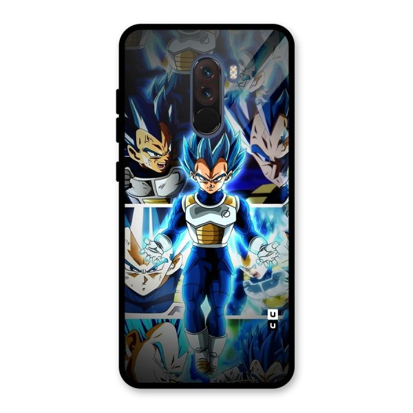 Prince Vegeta Glass Back Case for Poco F1