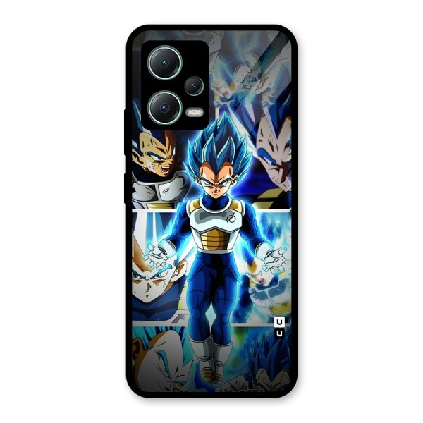 Prince Vegeta Glass Back Case for Poco X5