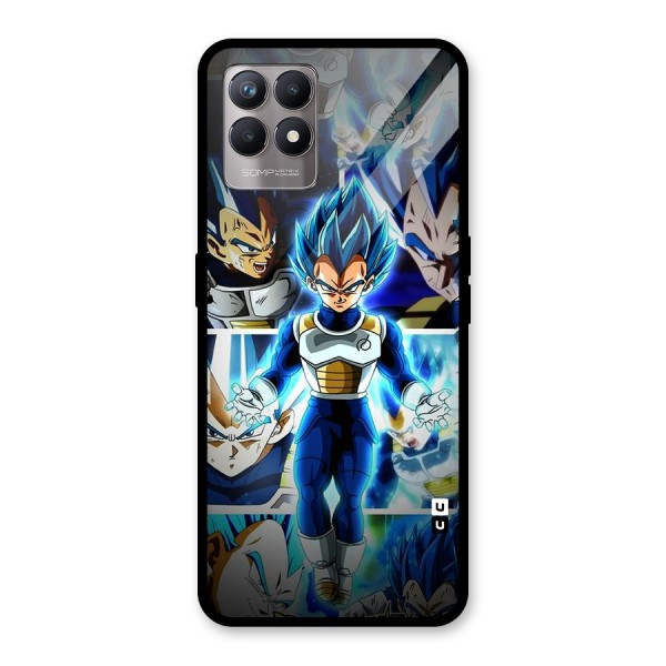 Prince Vegeta Glass Back Case for Realme 8i