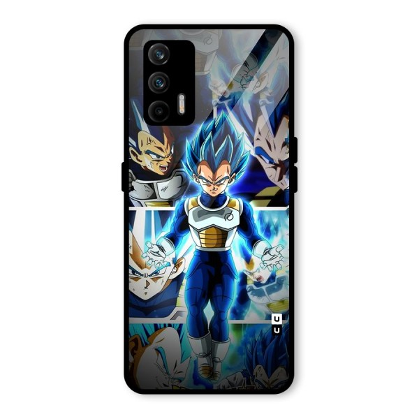 Prince Vegeta Glass Back Case for Realme X7 Max