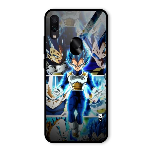 Prince Vegeta Glass Back Case for Redmi Note 7