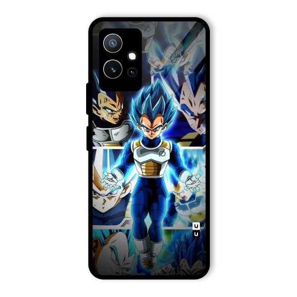 Prince Vegeta Glass Back Case for Vivo T1 5G