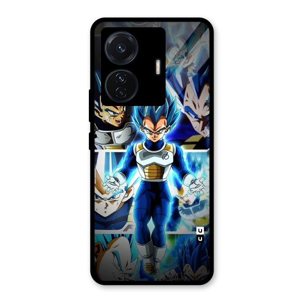 Prince Vegeta Glass Back Case for Vivo T1 Pro