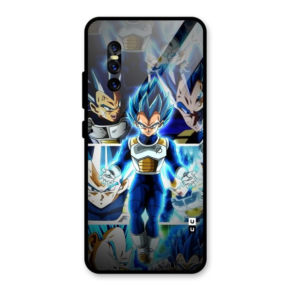 Prince Vegeta Glass Back Case for Vivo V15 Pro