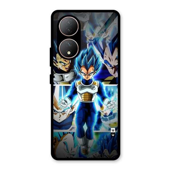 Prince Vegeta Glass Back Case for Vivo Y100A