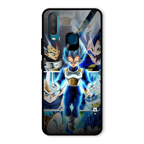 Prince Vegeta Glass Back Case for Vivo Y12