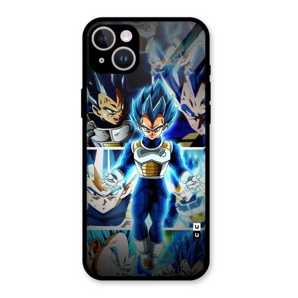 Prince Vegeta Glass Back Case for iPhone 14 Plus