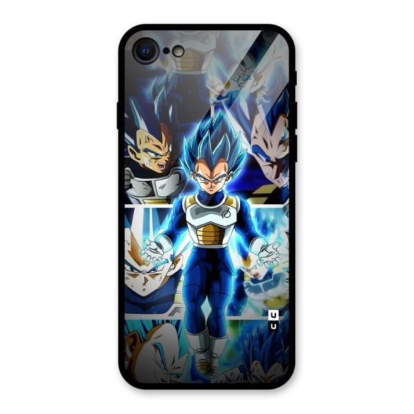 Prince Vegeta Glass Back Case for iPhone 8