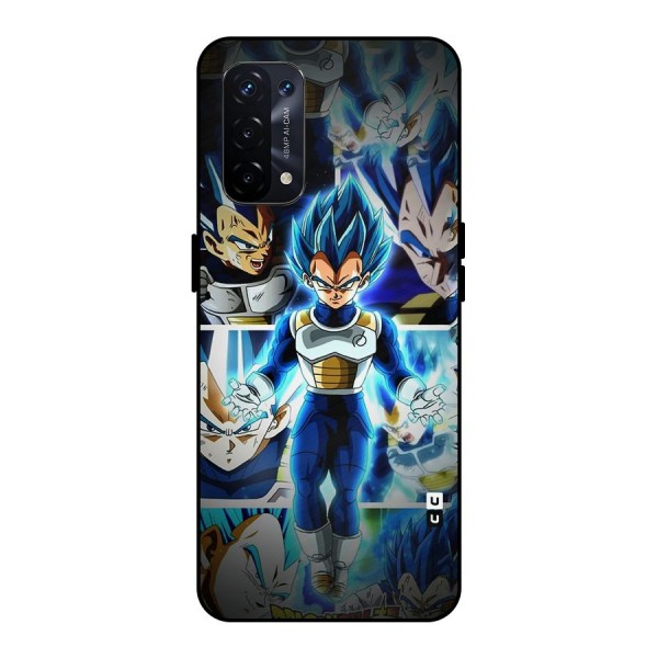 Prince Vegeta Metal Back Case for Oppo A74 5G