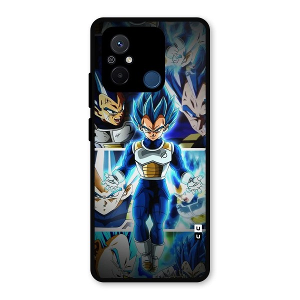 Prince Vegeta Metal Back Case for Poco C55