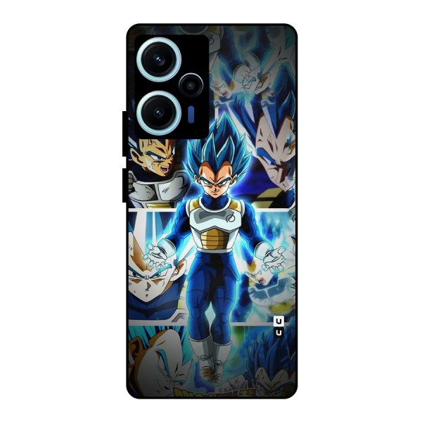 Prince Vegeta Metal Back Case for Poco F5