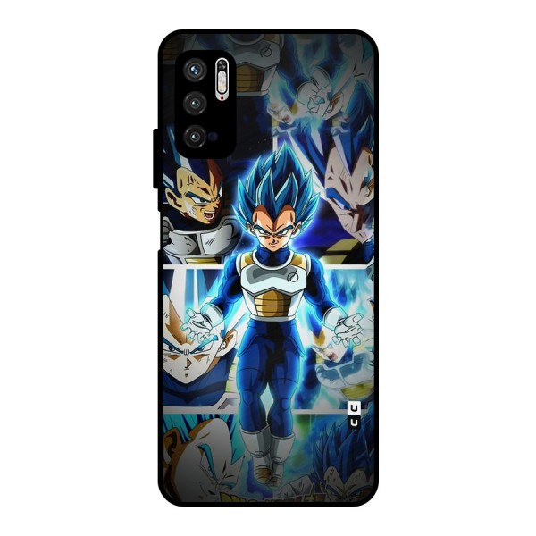 Prince Vegeta Metal Back Case for Poco M3 Pro 5G