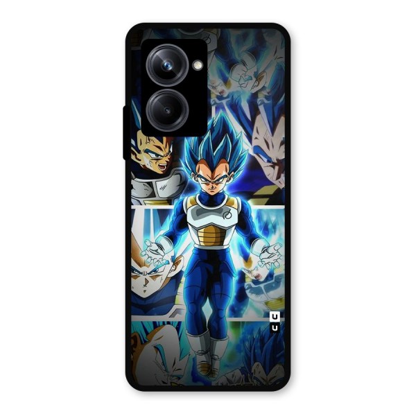 Prince Vegeta Metal Back Case for Realme 10 Pro