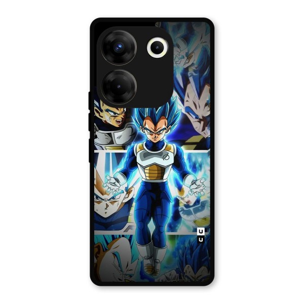 Prince Vegeta Metal Back Case for Tecno Camon 20