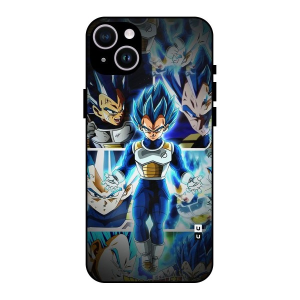 Prince Vegeta Metal Back Case for iPhone 14 Plus