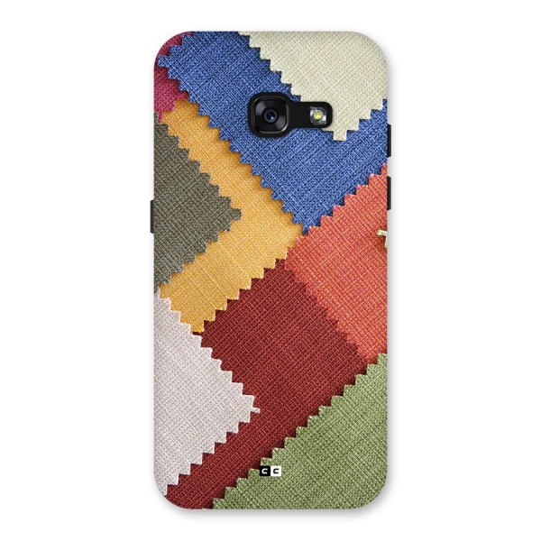 Printed Fabric Back Case for Galaxy A3 (2017)