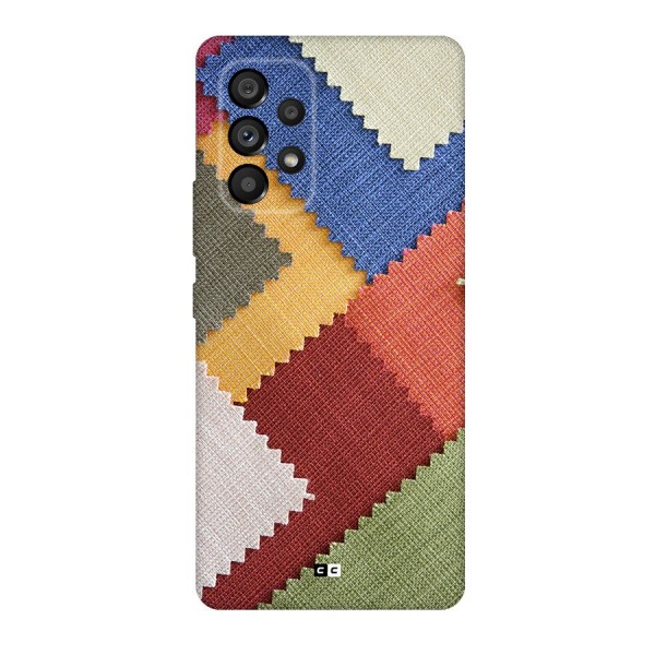 Printed Fabric Back Case for Galaxy A53 5G