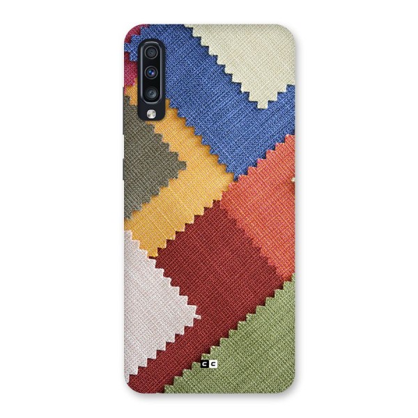 Printed Fabric Back Case for Galaxy A70