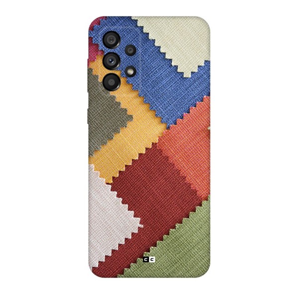 Printed Fabric Back Case for Galaxy A73 5G