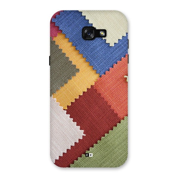 Printed Fabric Back Case for Galaxy A7 (2017)