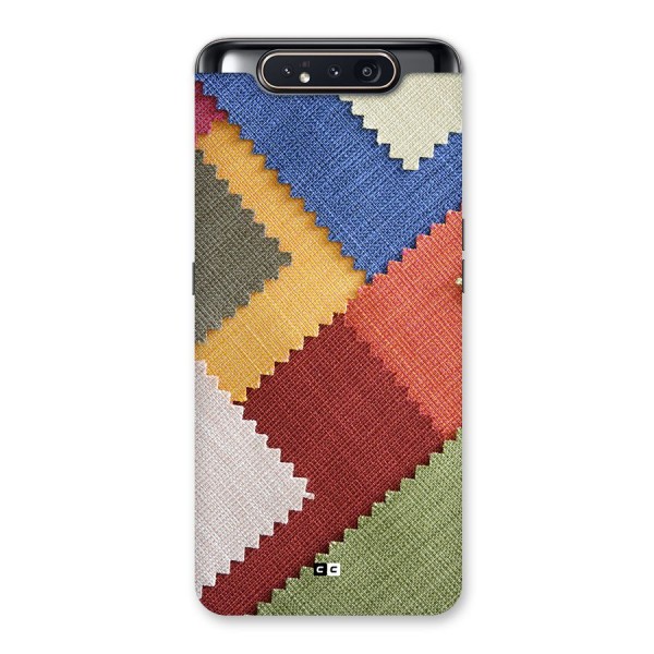 Printed Fabric Back Case for Galaxy A80