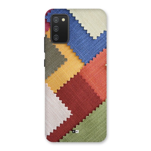 Printed Fabric Back Case for Galaxy F02s