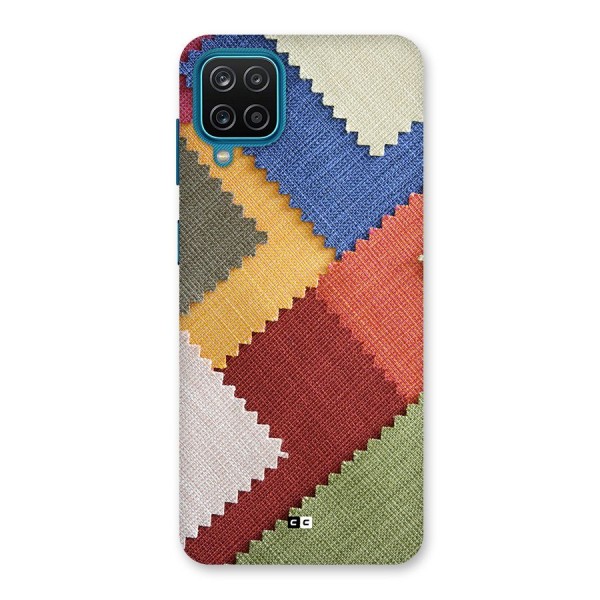 Printed Fabric Back Case for Galaxy F12