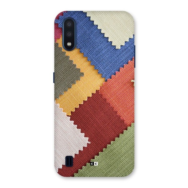 Printed Fabric Back Case for Galaxy M01