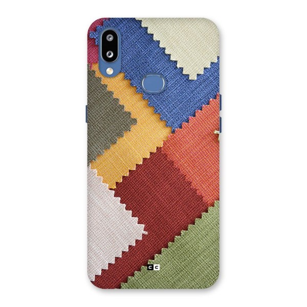 Printed Fabric Back Case for Galaxy M01s