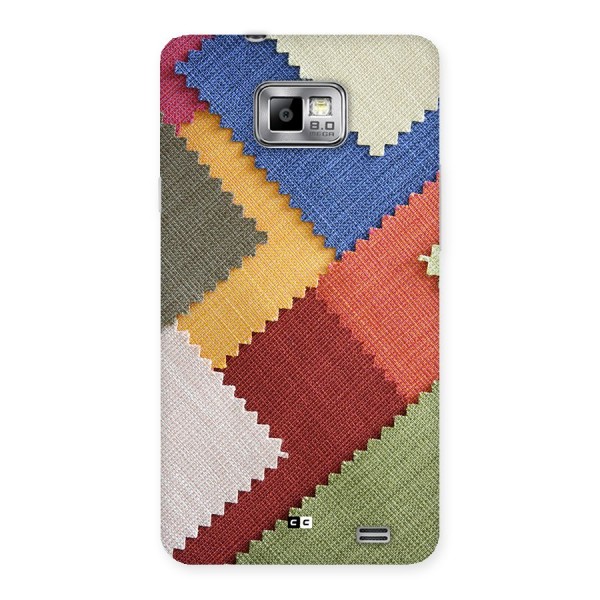 Printed Fabric Back Case for Galaxy S2