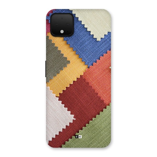 Printed Fabric Back Case for Google Pixel 4 XL