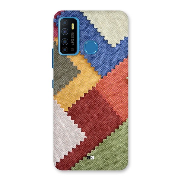 Printed Fabric Back Case for Infinix Hot 9