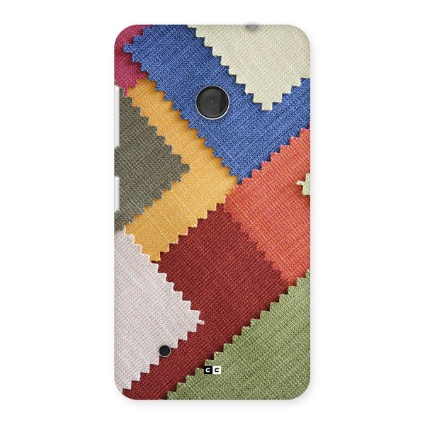 Printed Fabric Back Case for Lumia 530