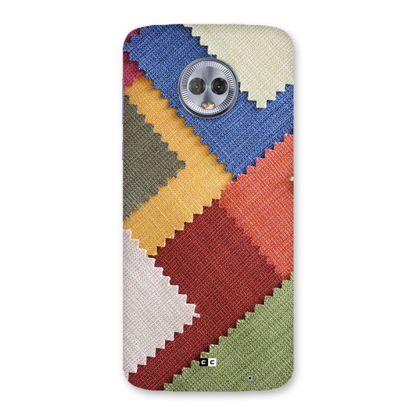 Printed Fabric Back Case for Moto G6 Plus