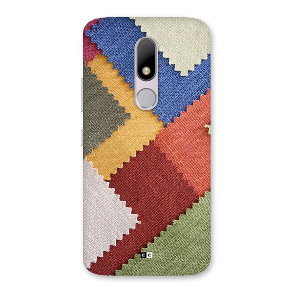 Printed Fabric Back Case for Moto M