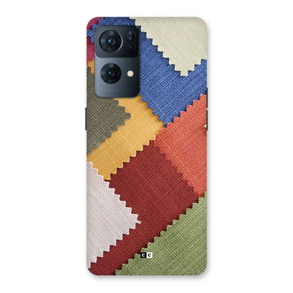 Printed Fabric Back Case for Oppo Reno7 Pro 5G