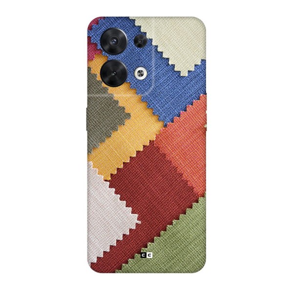 Printed Fabric Back Case for Oppo Reno8 5G