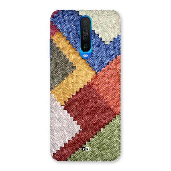 Printed Fabric Back Case for Poco X2