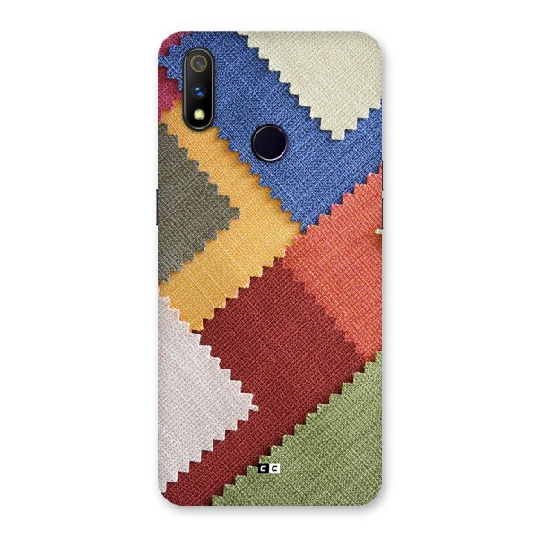 Printed Fabric Back Case for Realme 3 Pro