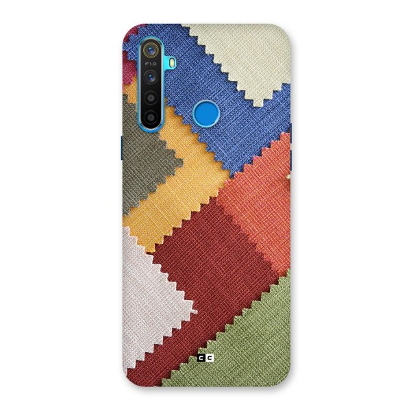 Printed Fabric Back Case for Realme 5s