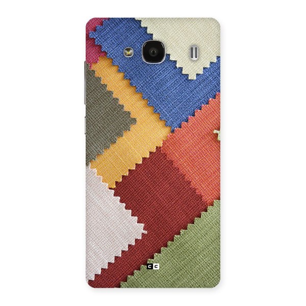 Printed Fabric Back Case for Redmi 2