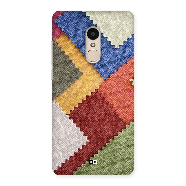 Printed Fabric Back Case for Redmi Note 4